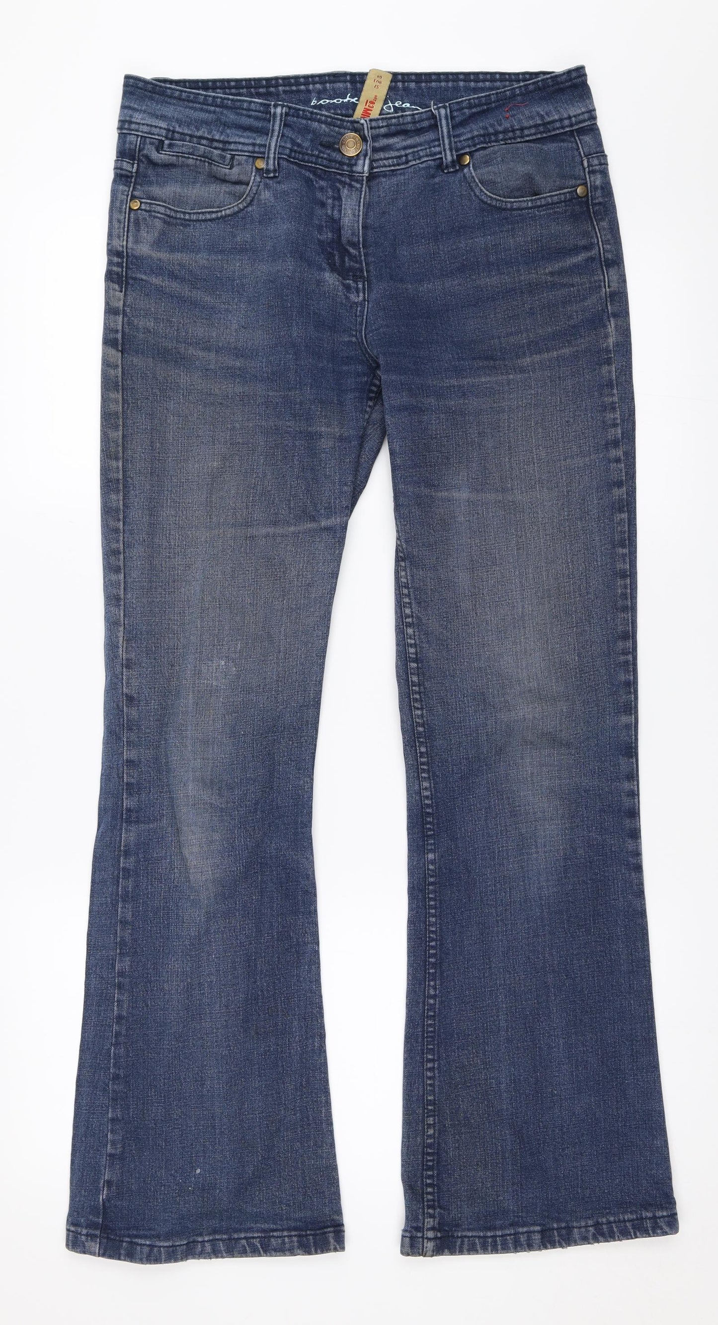 Primark Womens Blue  Denim Bootcut Jeans Size 12 L30 in