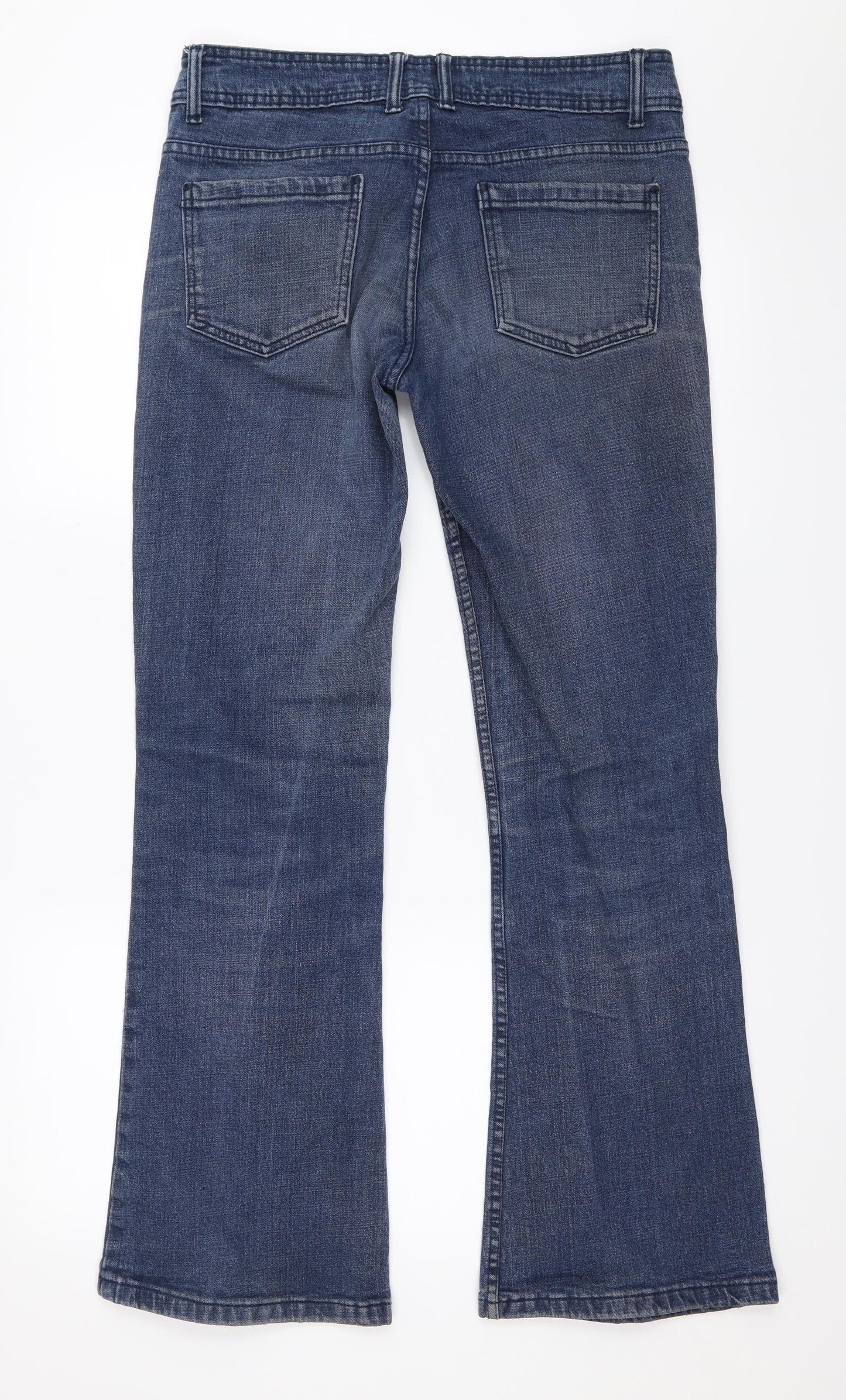 Primark Womens Blue  Denim Bootcut Jeans Size 12 L30 in