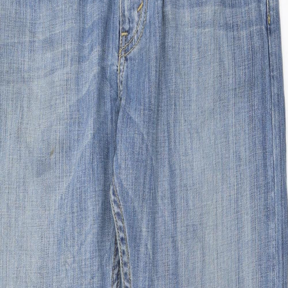 Levi's Mens Blue  Denim Straight Jeans Size 32 in L30 in
