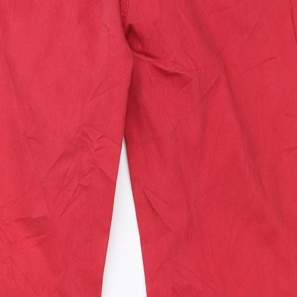 Primark Boys Red  Denim Straight Jeans Size 11-12 Years