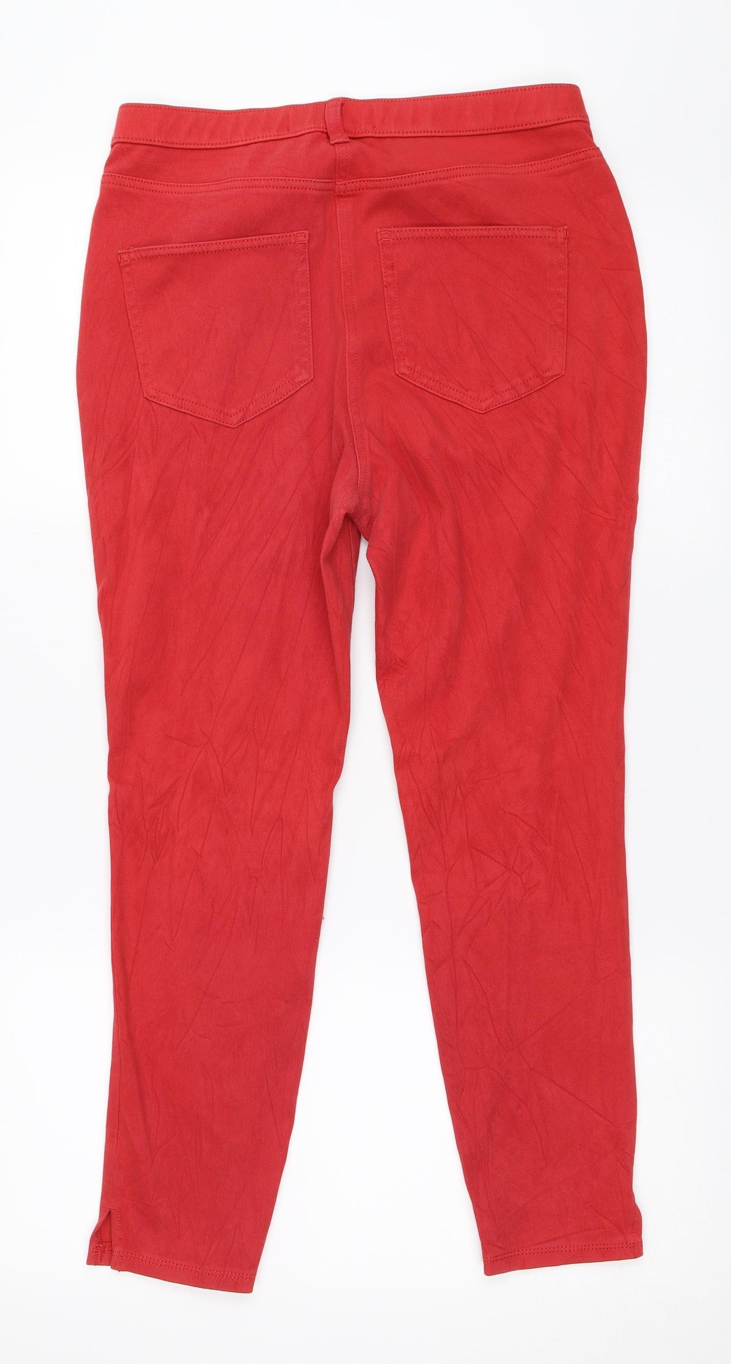 NEXT Womens Red   Jegging Jeans Size 12 L25 in