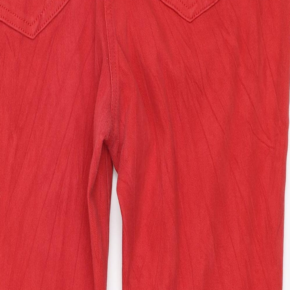 NEXT Womens Red   Jegging Jeans Size 12 L25 in