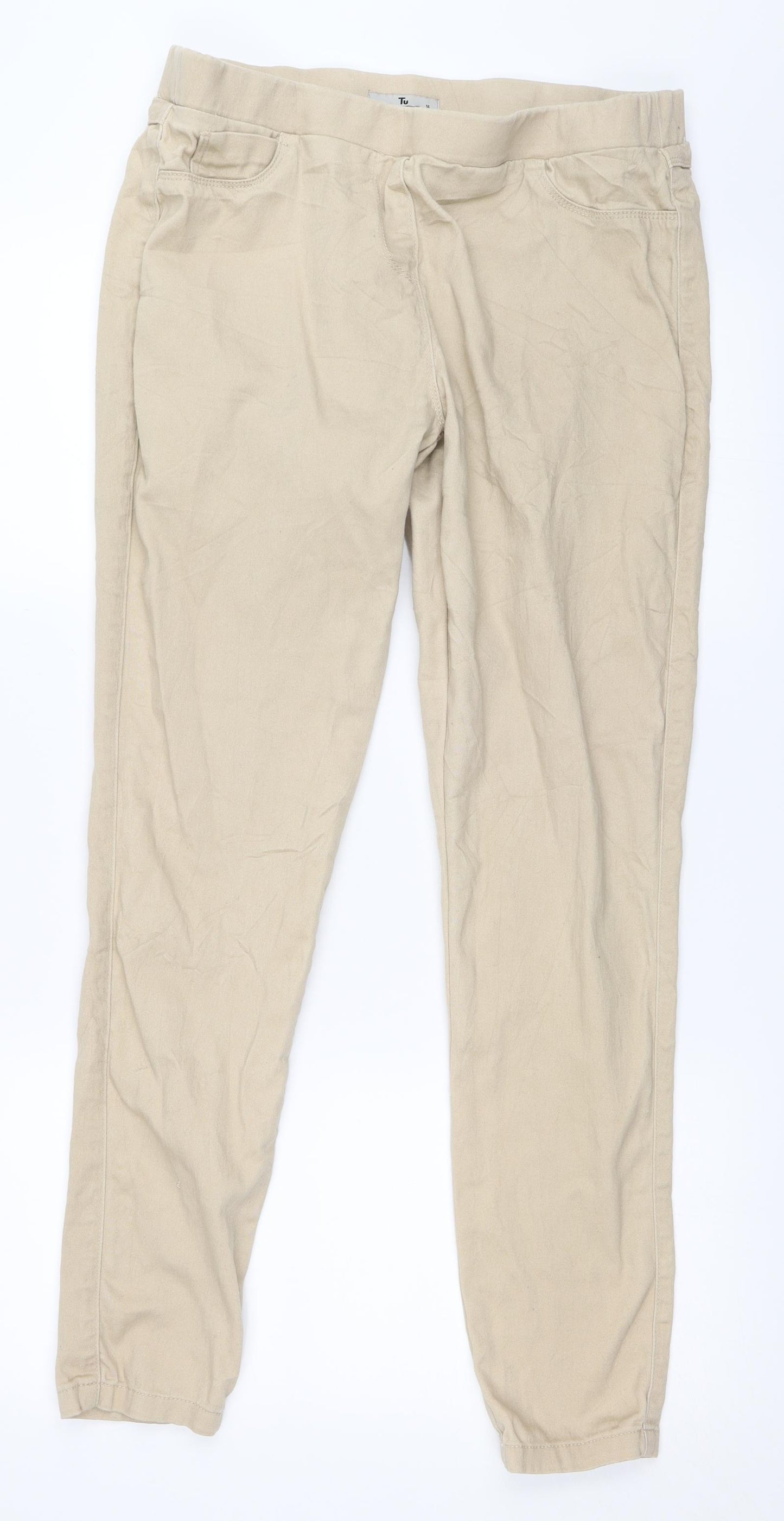 TU Womens Beige   Jegging Jeans Size 14 L30 in