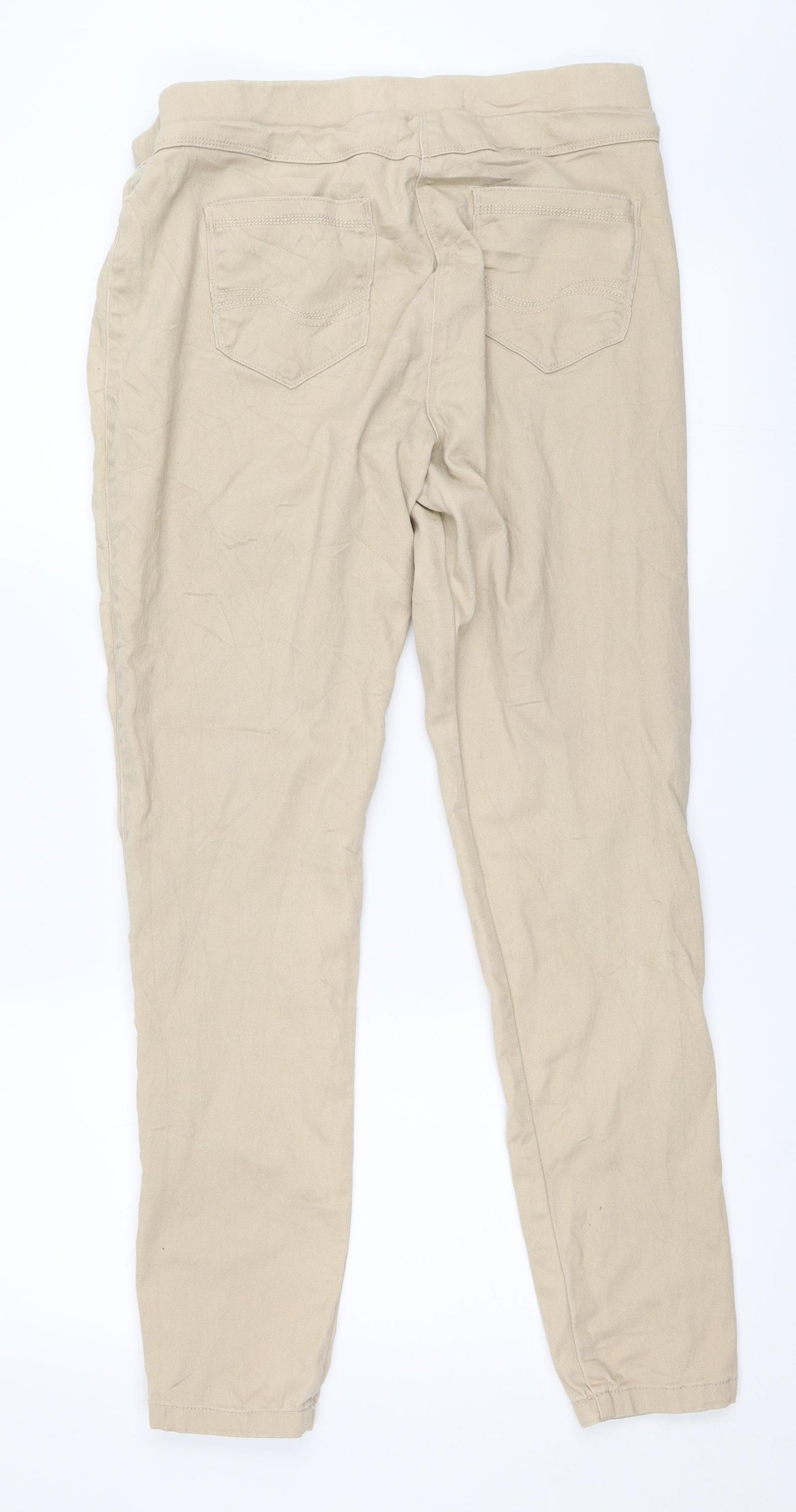 TU Womens Beige   Jegging Jeans Size 14 L30 in