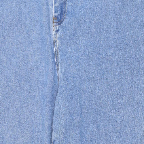 Missguided Womens Blue  Denim Mom Jeans Size 18 L26 in