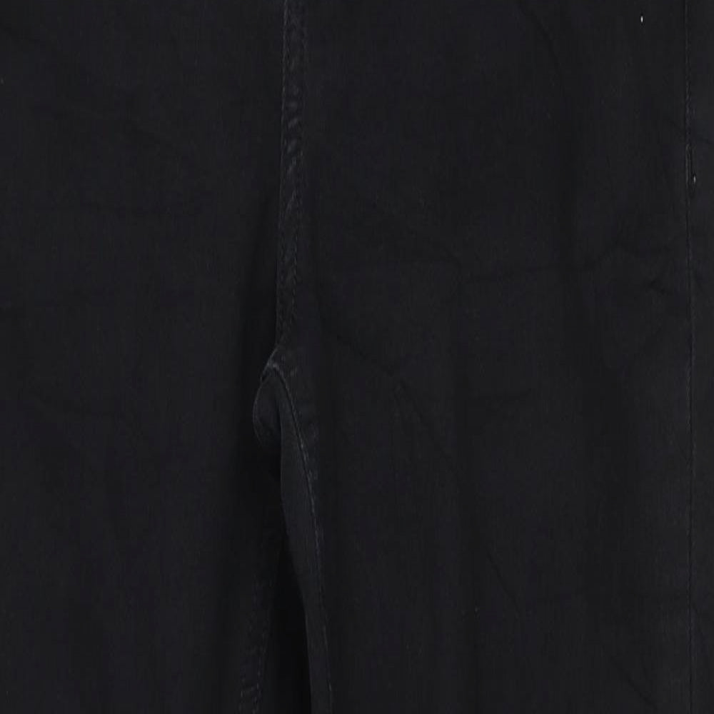 Topshop Womens Black  Denim Skinny Jeans Size 25 in L28 in - jamie jeans