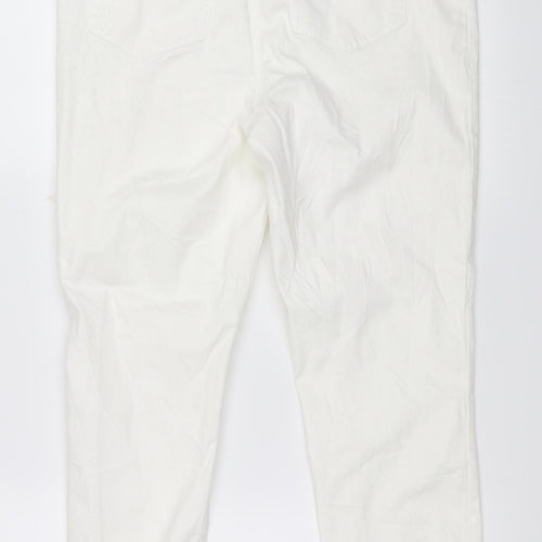 Matalan Womens White   Skinny Jeans Size 14 L26 in