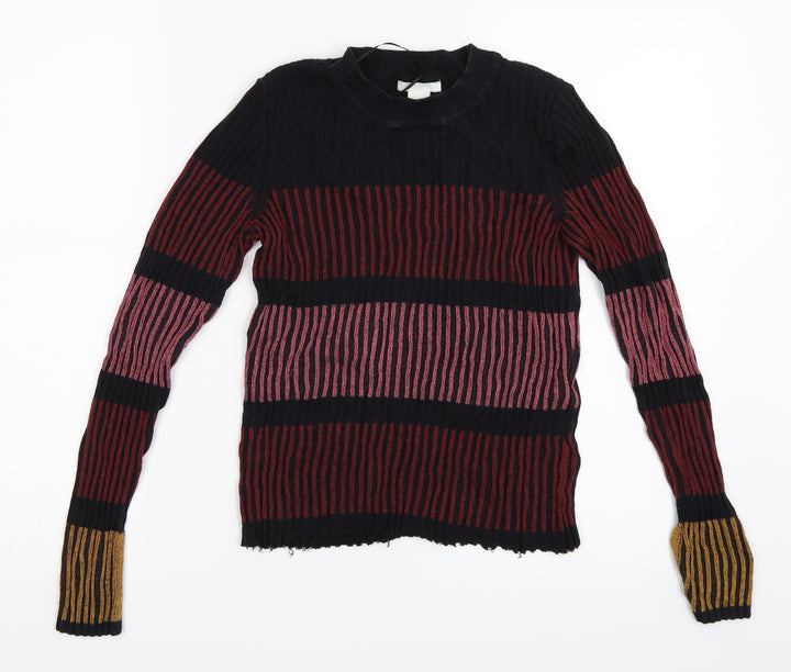 H&M Womens Black   Pullover Jumper Size XS