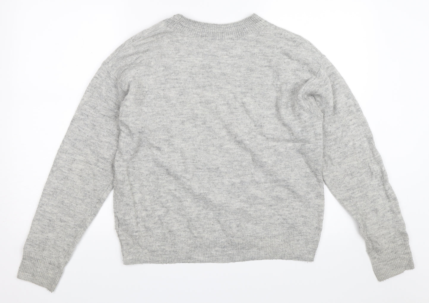 H&M Womens Grey   Pullover Jumper Size XS