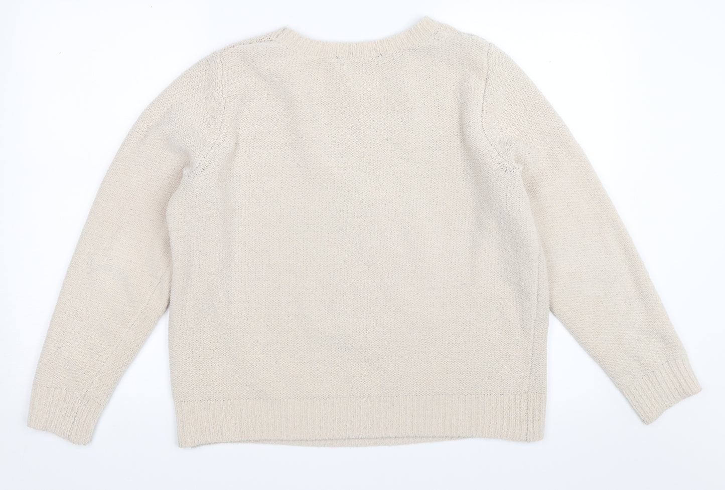 Dorothy Perkins Womens Beige   Pullover Jumper Size 14