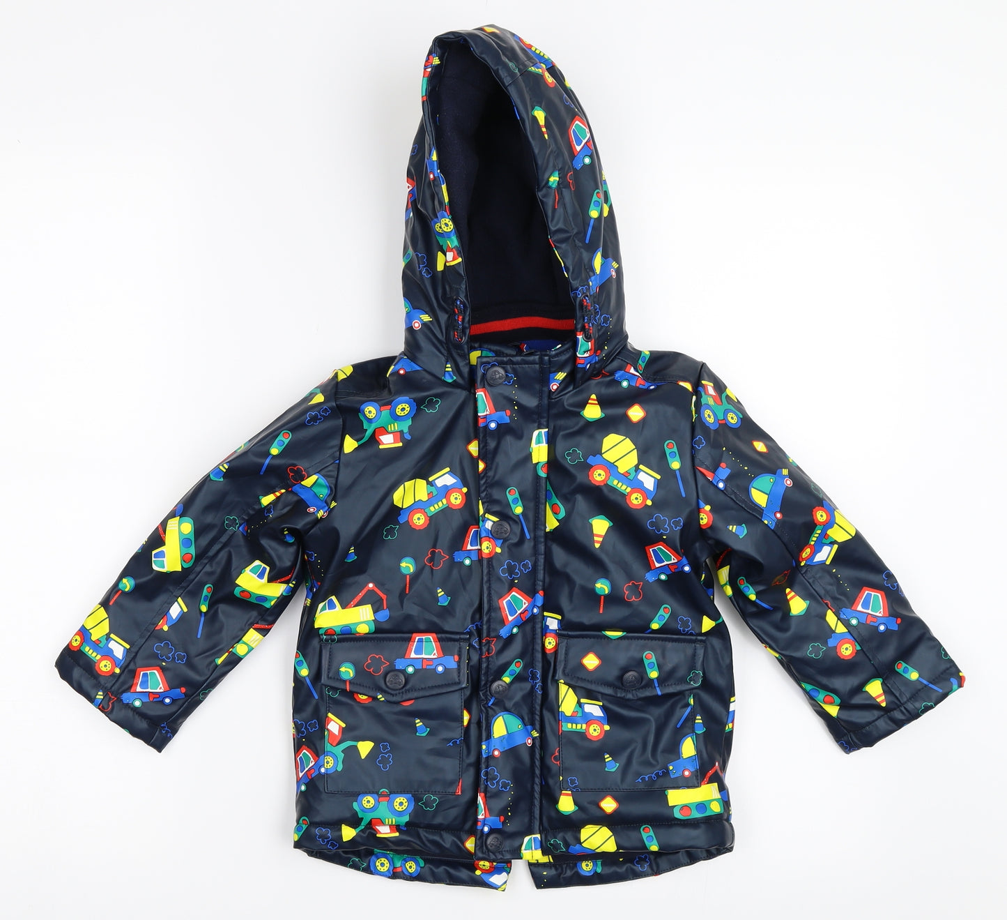 George Boys Blue   Rain Coat Coat Size 18-24 Months