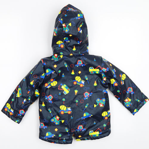 George Boys Blue   Rain Coat Coat Size 18-24 Months