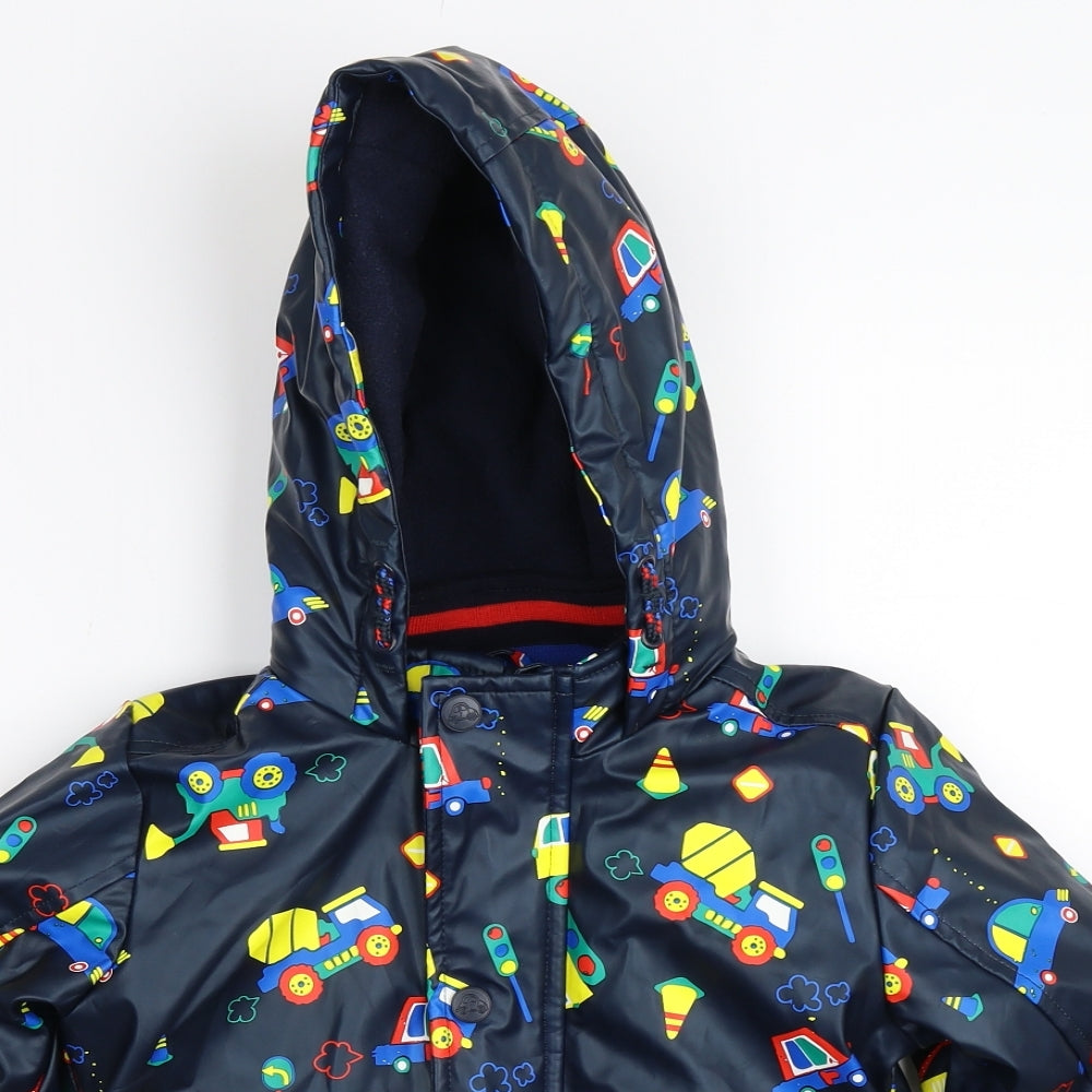 George Boys Blue   Rain Coat Coat Size 18-24 Months