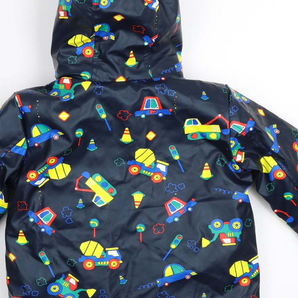 George Boys Blue   Rain Coat Coat Size 18-24 Months