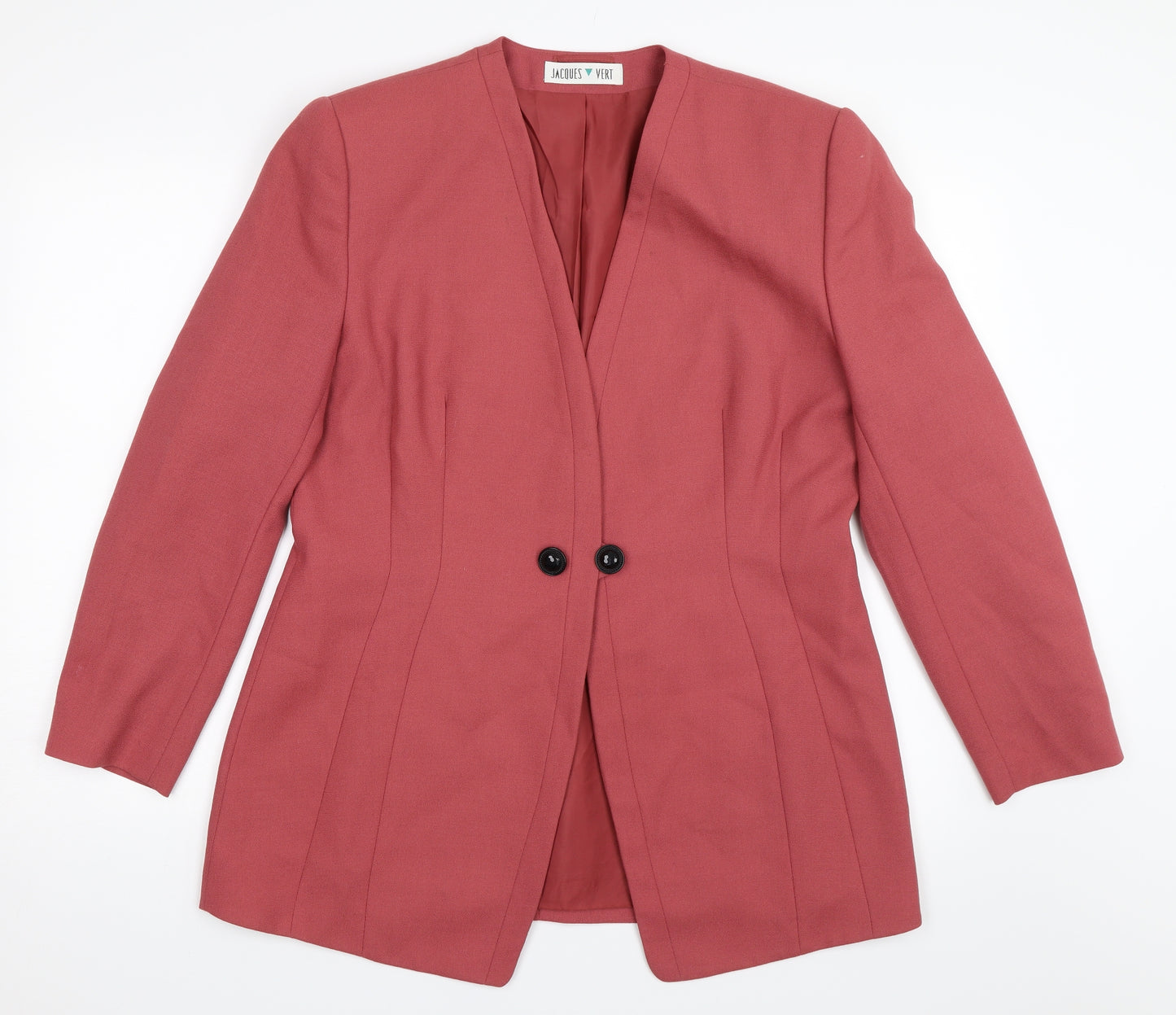 Jacques Vert Womens Pink   Jacket Blazer Size 14