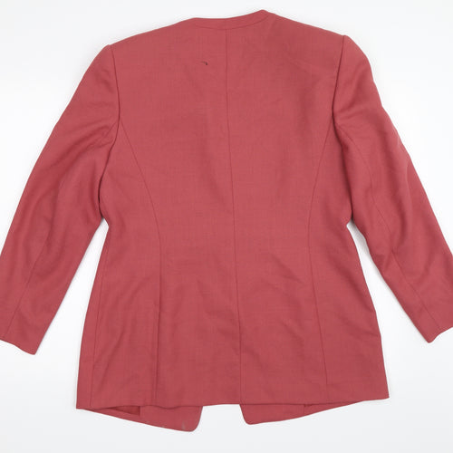 Jacques Vert Womens Pink   Jacket Blazer Size 14