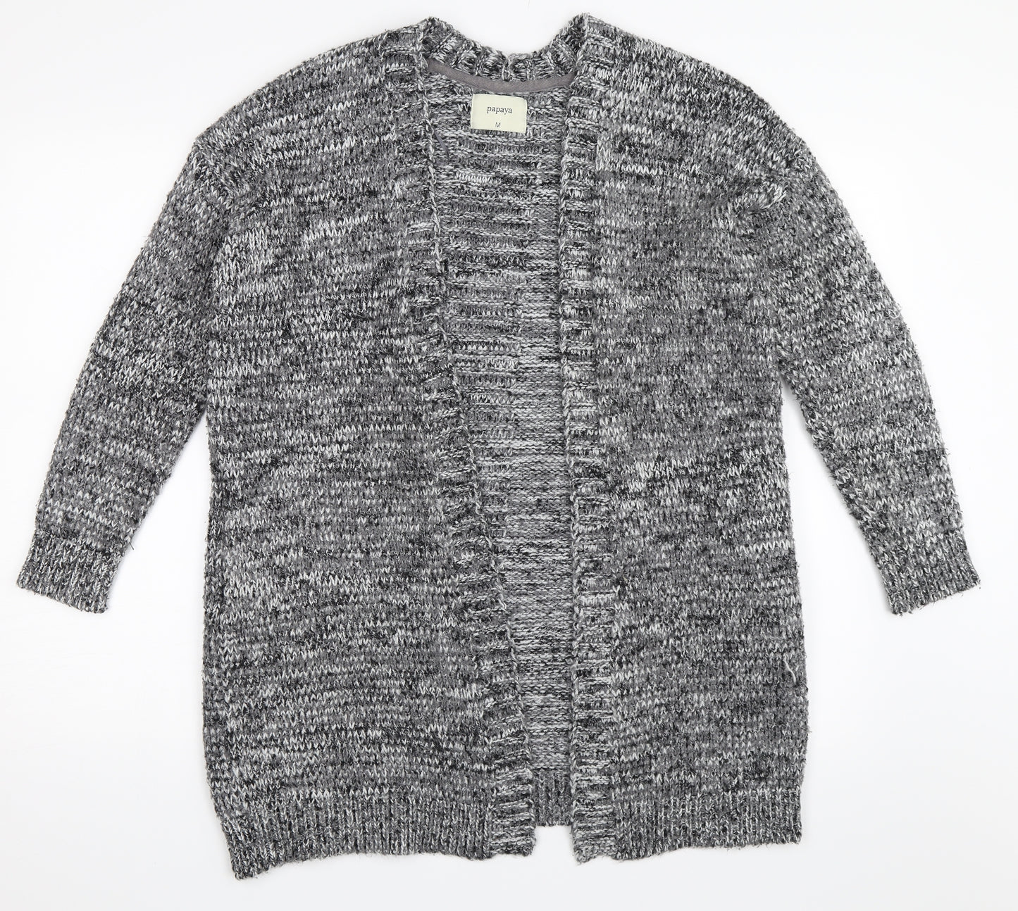 Papaya Womens Grey   Cardigan Jumper Size M