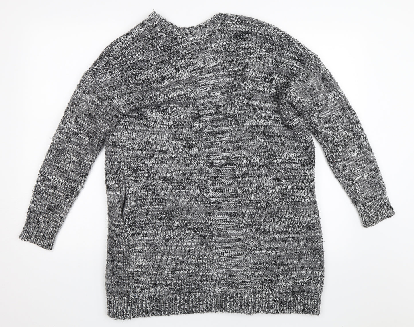 Papaya Womens Grey   Cardigan Jumper Size M