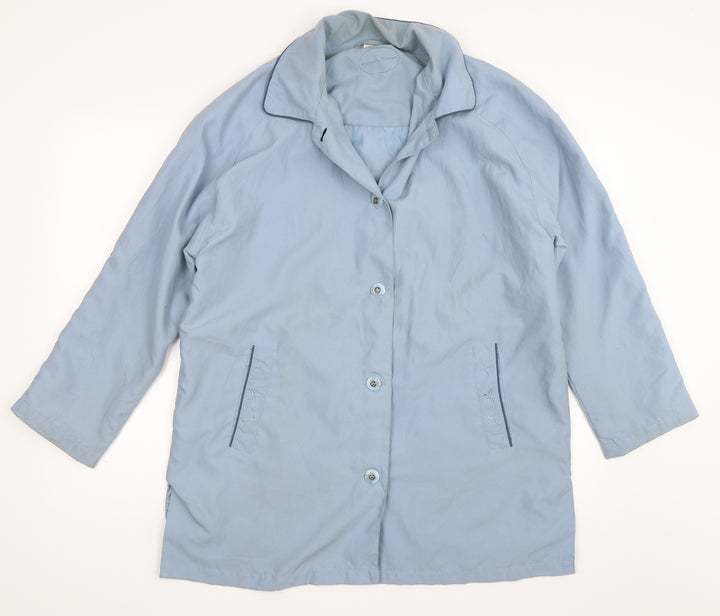 Preworn Womens Blue Jacket Coat Size 14