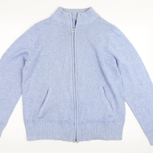 BHS Womens Blue   Full Zip Jumper Size 16