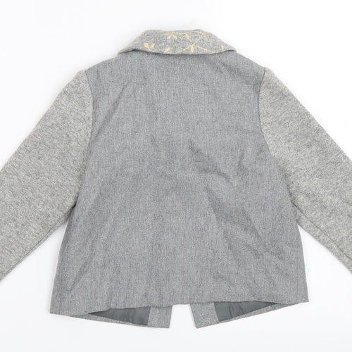 Minimayoral Girls Grey   Jacket Coat Size 4 Years