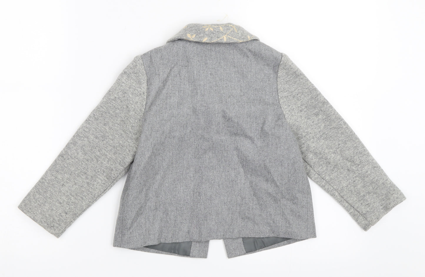 Minimayoral Girls Grey   Jacket Coat Size 4 Years