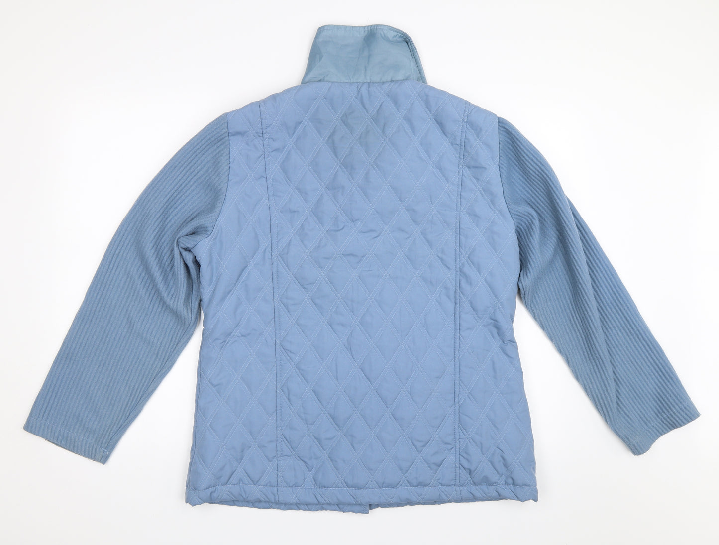 Gabriella Vicenga Womens Blue   Quilted Coat Size 14