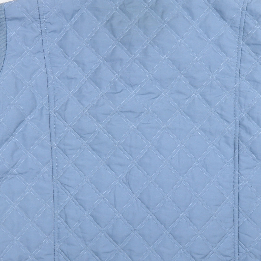 Gabriella Vicenga Womens Blue   Quilted Coat Size 14