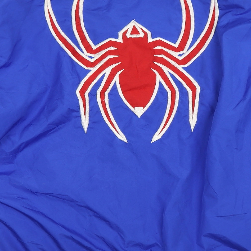 Addict Mens Blue   Varsity Jacket Coat Size XL  - Spiderman Marvel