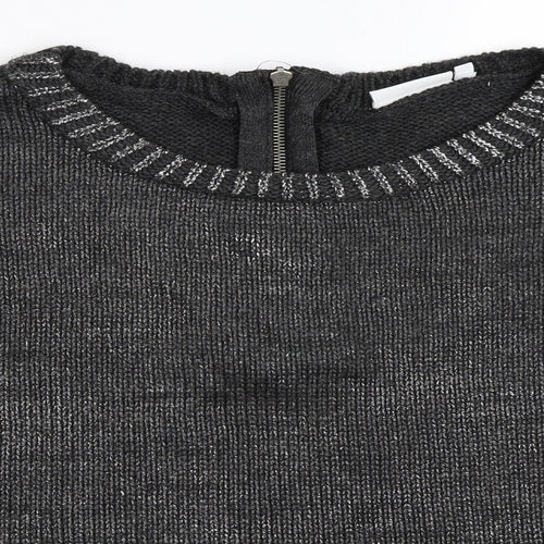New Look Womens Grey   Pullover Jumper Size 6