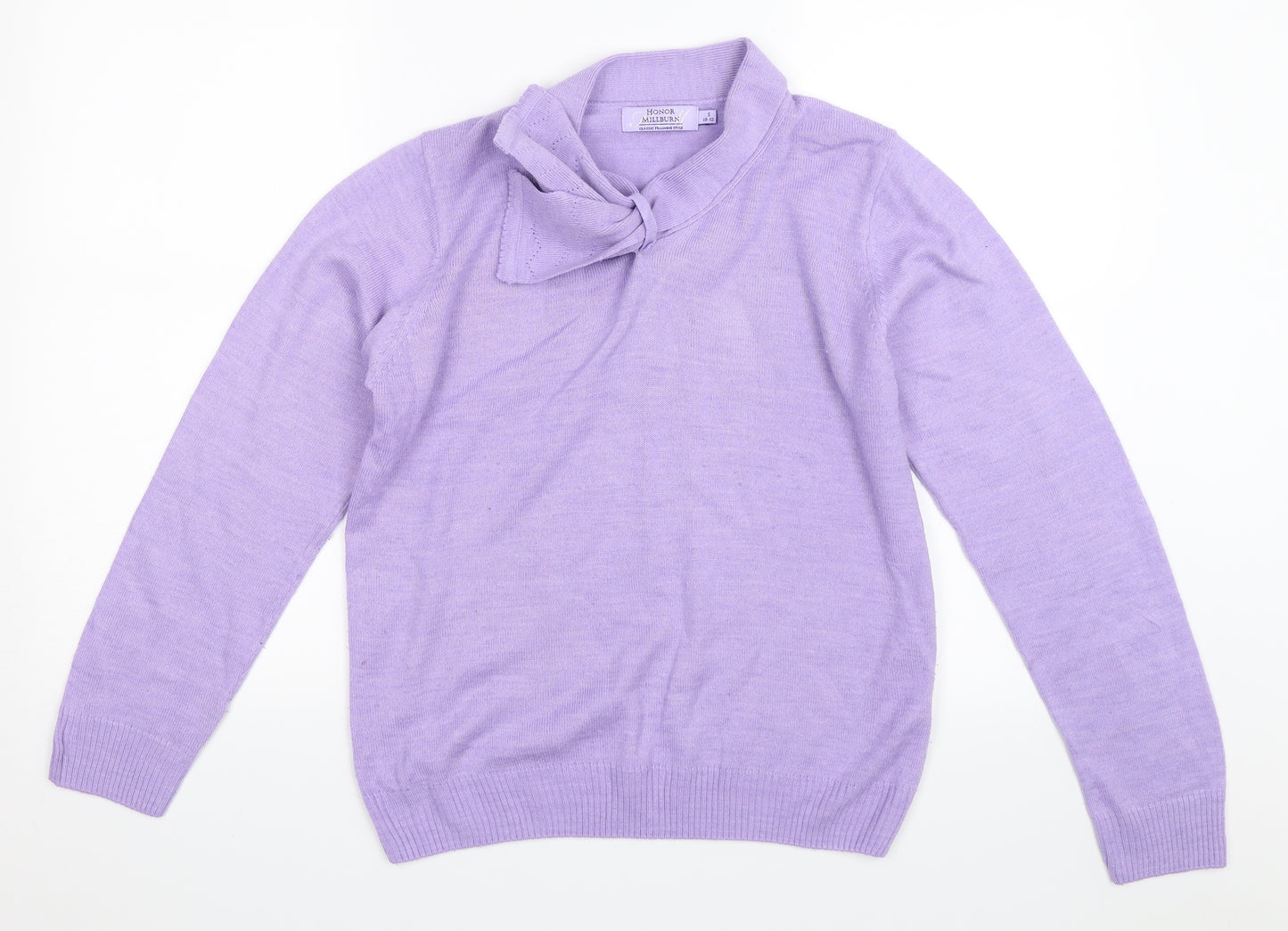 Honor Milburn Womens Purple   Pullover Jumper Size 10