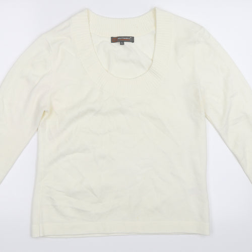 Nutshell Womens Ivory   Pullover Jumper Size L
