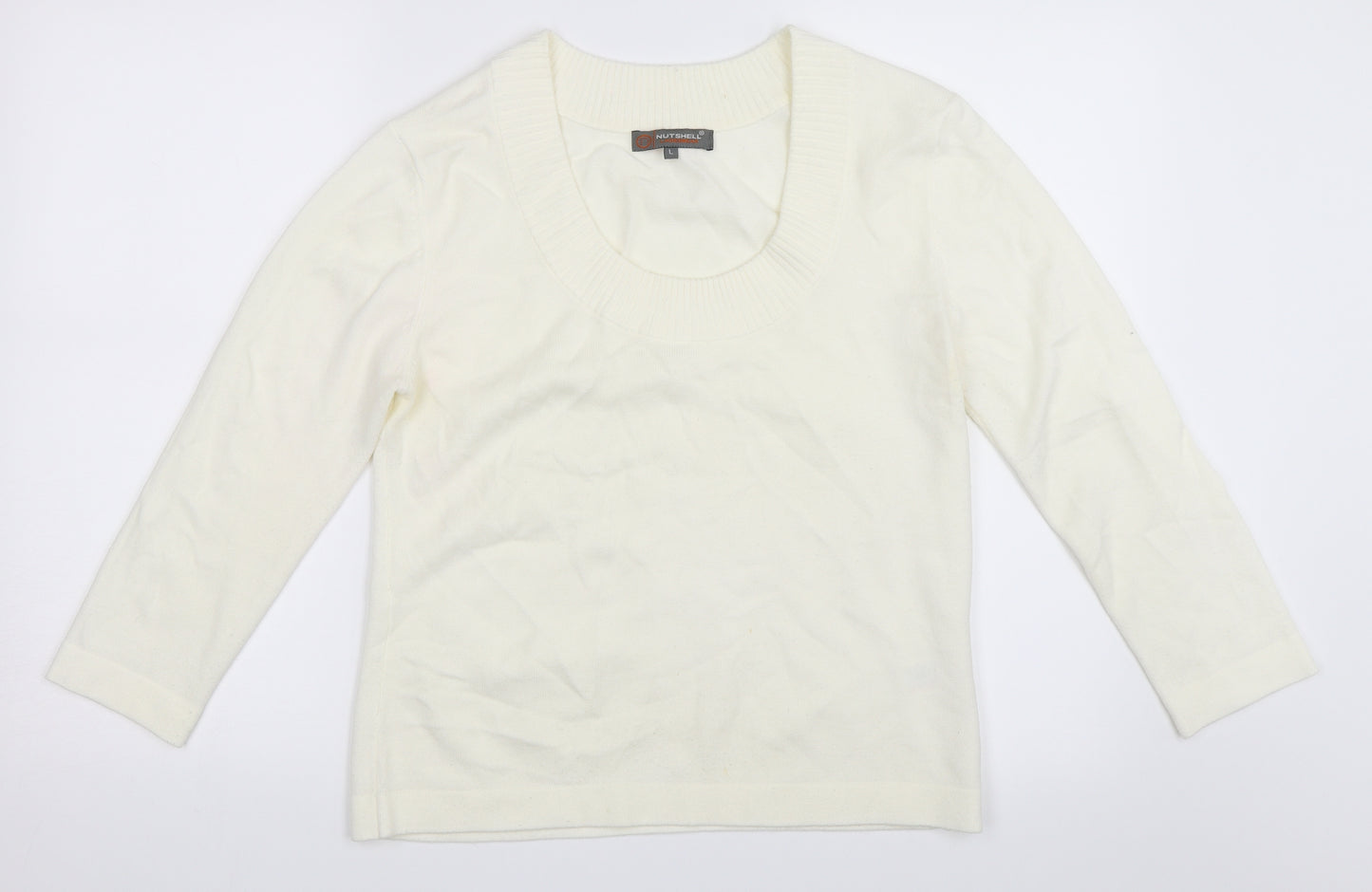 Nutshell Womens Ivory   Pullover Jumper Size L