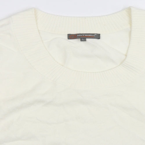 Nutshell Womens Ivory   Pullover Jumper Size L