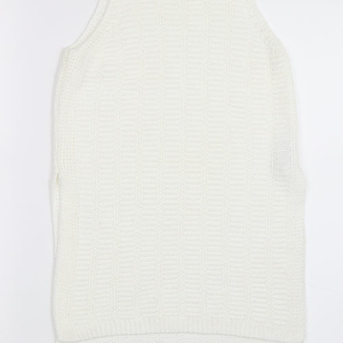 New Look Womens Ivory   Vest Jumper Size 6