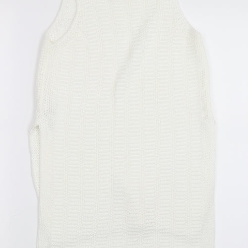 New Look Womens Ivory   Vest Jumper Size 6