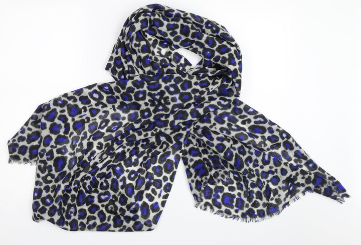 Preworn Womens Grey Animal Print   Shawl/Wrap