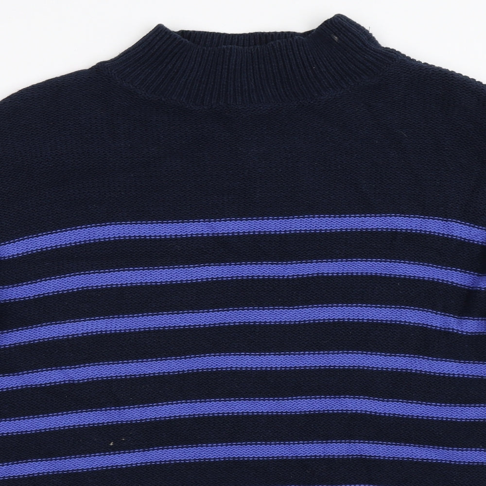 NEXT Womens Blue Striped  Pullover Jumper Size 10
