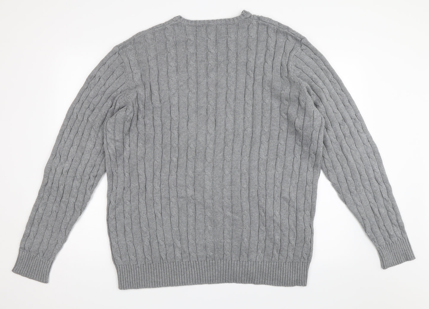 Blue Harbour Mens Grey   Pullover Jumper Size 2XL