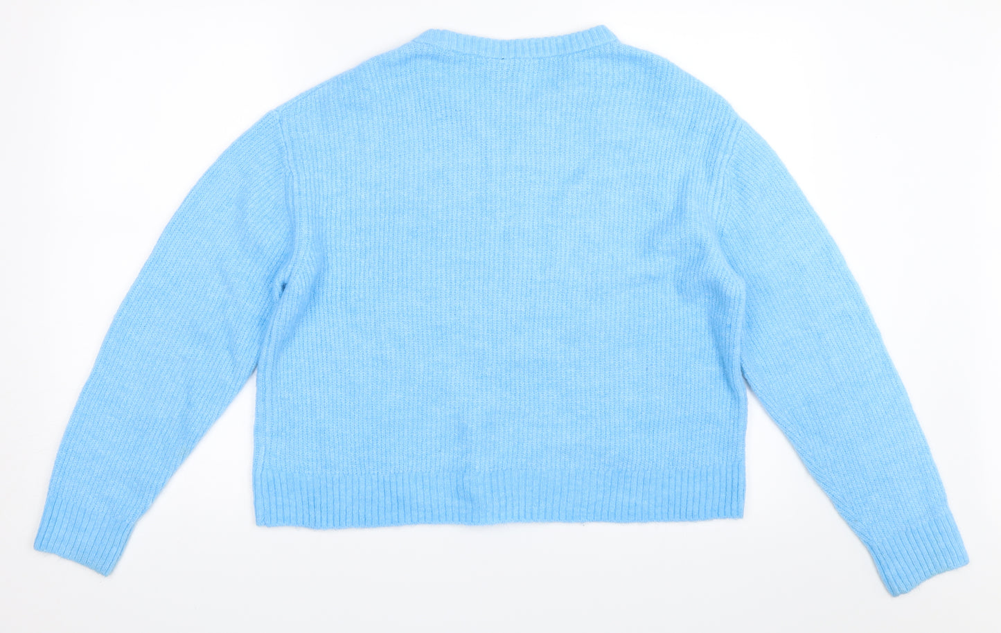 H&M Womens Blue   Pullover Jumper Size M
