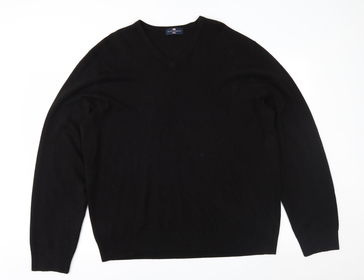 Marks and Spencer Mens Black   Pullover Jumper Size 2XL