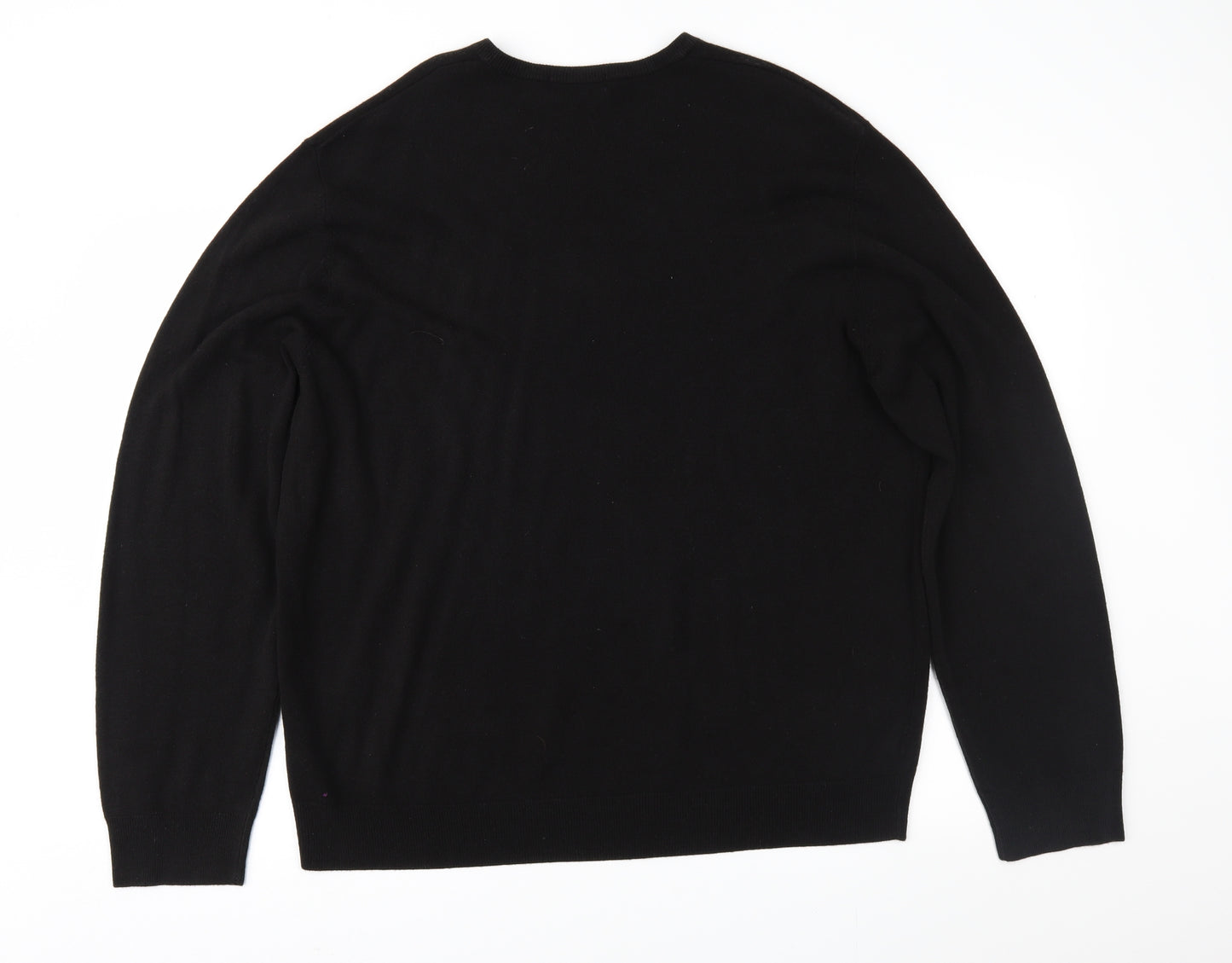 Marks and Spencer Mens Black   Pullover Jumper Size 2XL