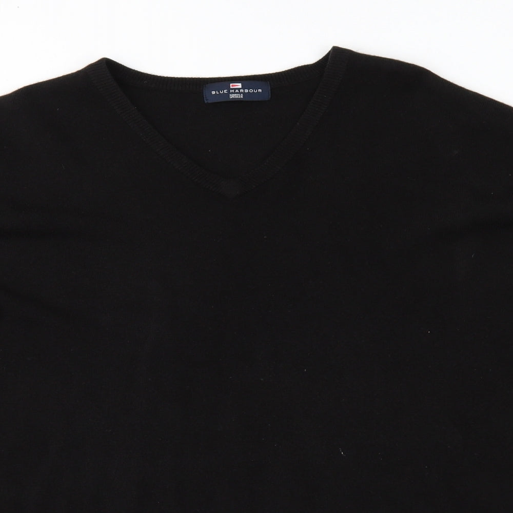 Marks and Spencer Mens Black   Pullover Jumper Size 2XL