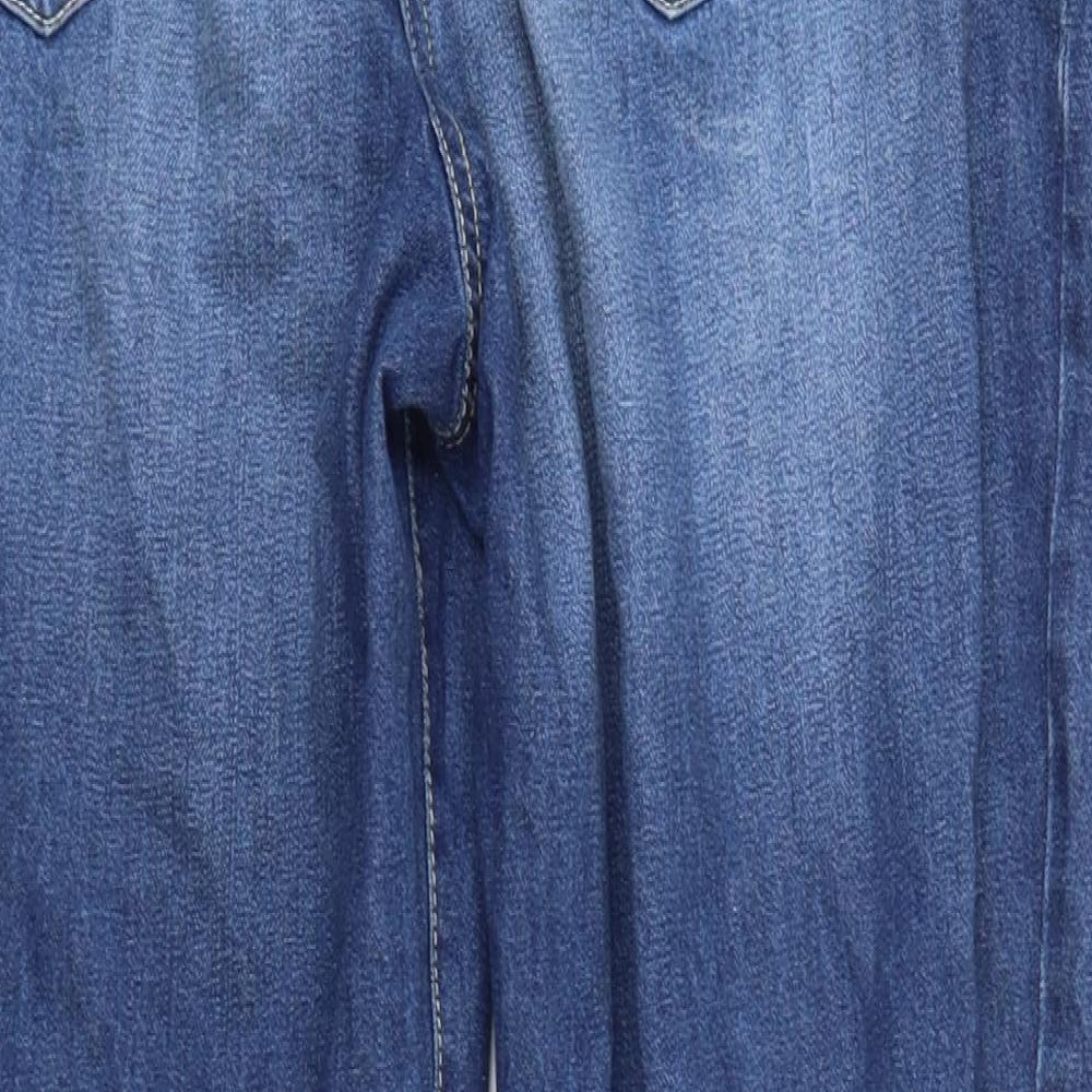 NEXT Womens Blue  Denim Straight Jeans Size 12 L31 in