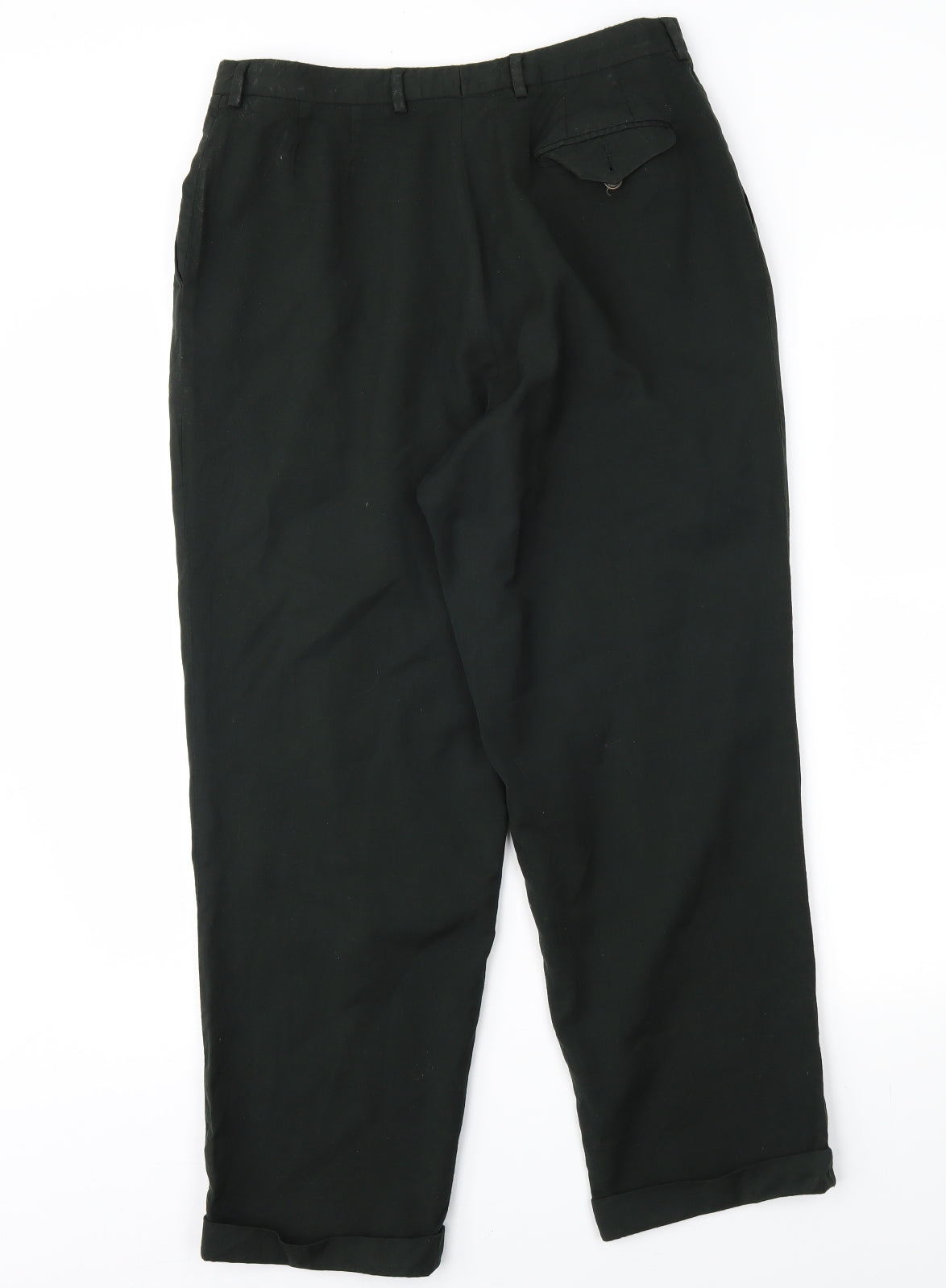 St Michael Womens Green   Trousers  Size 16 L27 in