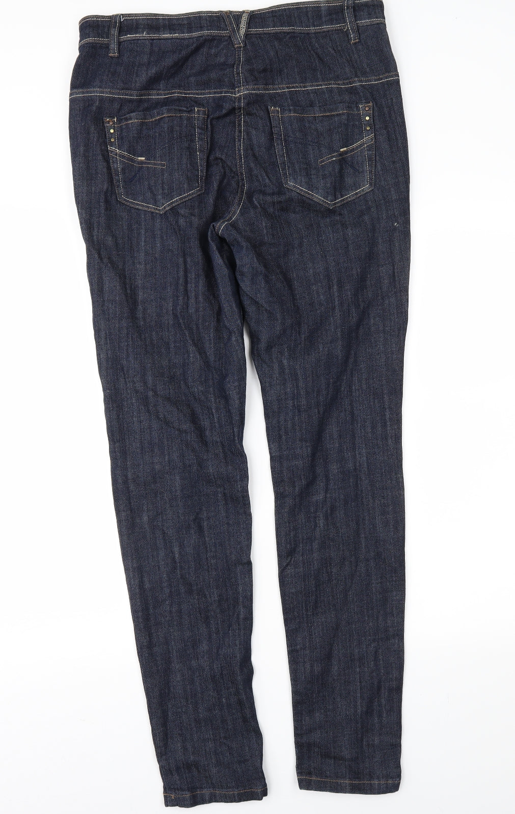 NEXT Womens Blue  Denim Straight Jeans Size 12 L30 in