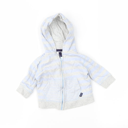F&F Boys Blue Striped  Jacket  Size 0-3 Months