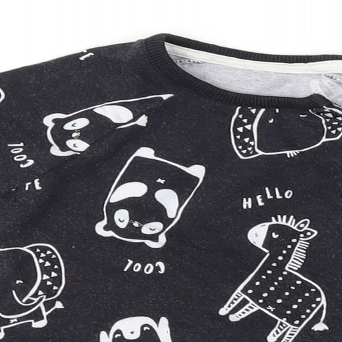 George Baby Grey Geometric  Basic T-Shirt Size 3-6 Months