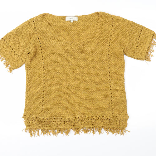 NEXT Womens Gold   Pullover Jumper Size 10