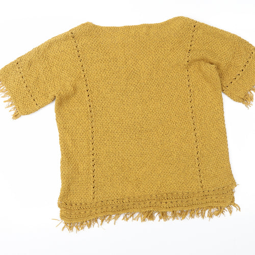 NEXT Womens Gold   Pullover Jumper Size 10